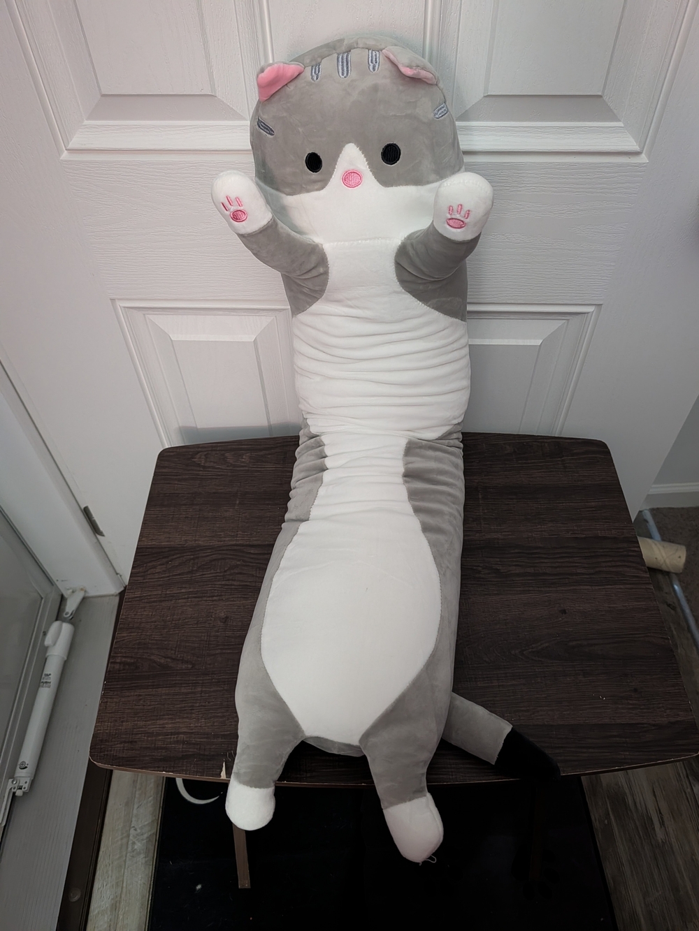 Plush Cat Body Pillow